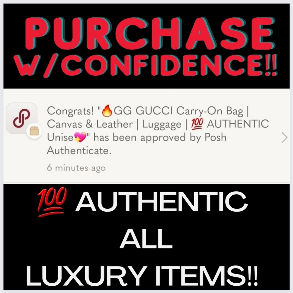 💯 AUTHENTIC on ALL MY BAGS & WALLETS! No worries! Shop with Confidence ‼